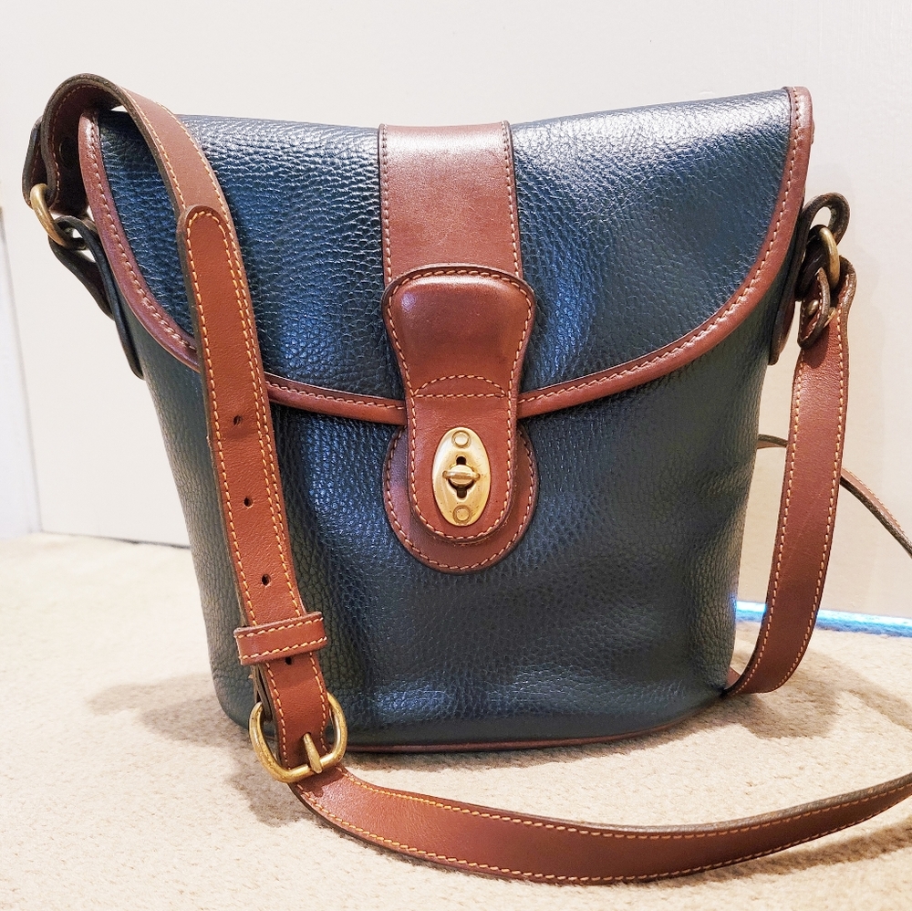 RARE! Coach Sheridan Stewart in Navy & British Tan!